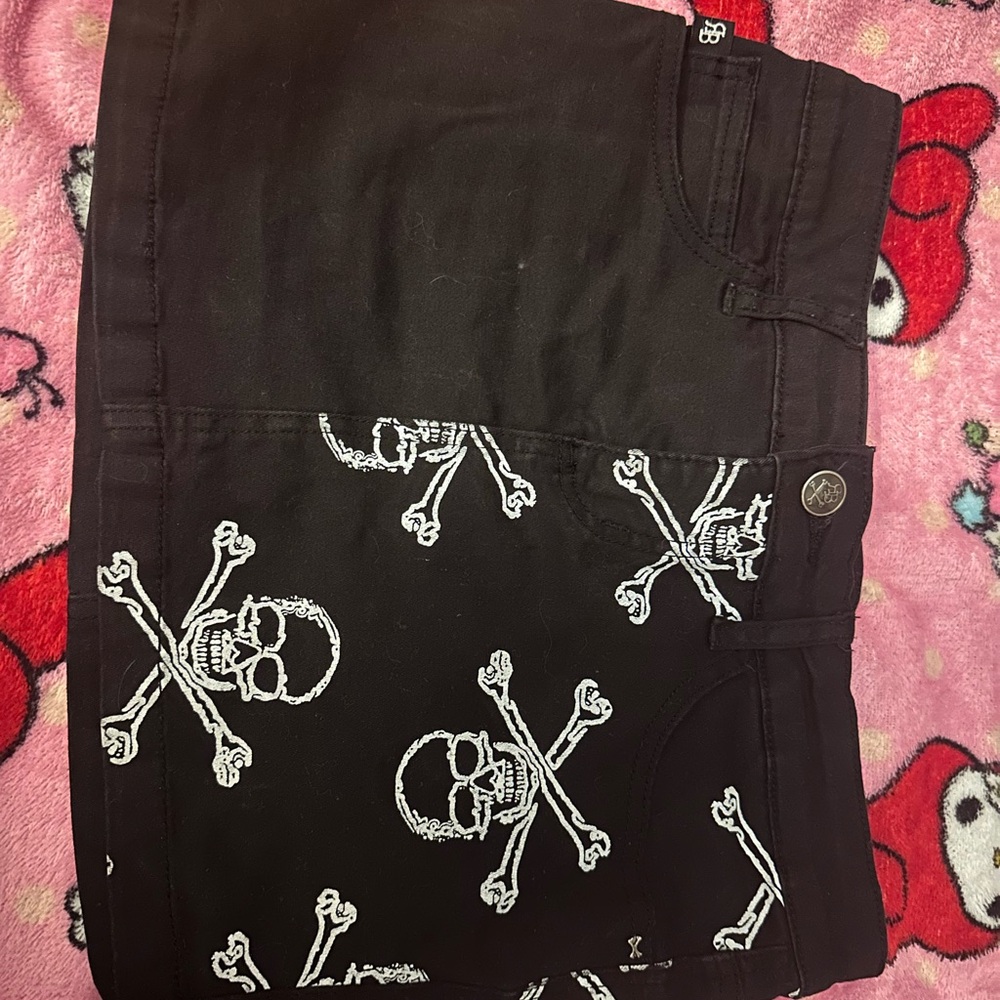 Royal Bones mini skirt